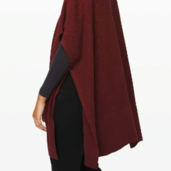 Lululemon Call Me Cozy Mock Turtleneck Zip Front Wrap - Picture 2 of 8